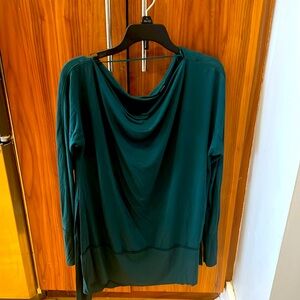 Free People fabulous boat neck green top, Worn once, Sz S